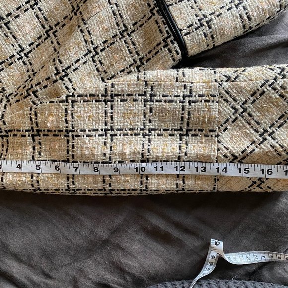 NWOT Karl Lagerfeld Paris Skirt Suit Tweed Chanel Black Blazer Sz 6 Skirt Size 4 - Picture 13 of 16